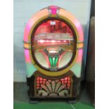 1941 Wurlitzer, model Q750, serial no. 742937, 24 selection jukebox complete with some records, 82 x