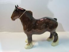 Beswick shire horse. Estimate £20-30