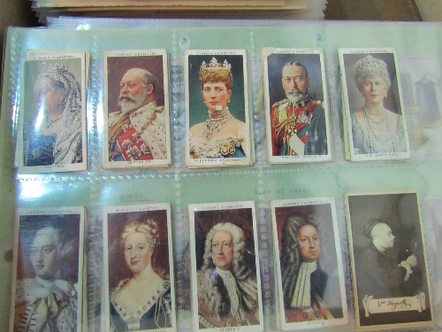 Cigarette cards & old greeting cards. Estimate £15-25