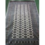 Beige ground patterned rug, 250 x 160. Estimate £50-70