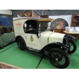 1928 Austin 7 'C Type' van extensively restored to a very high standard & completed 2008.