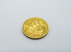 1965 gold Sovereign, Elizabeth II young head, weight 8gms, diameter 22cms. Estimate £250-280