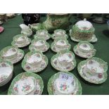 Plant Tuscan china: 12 cups & saucers; 12 plates; milk jug; bowl & other items. Estimate £20-30