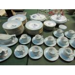 Royal Worcester Woodland dinner service, mainly 12 settings. est 20-40