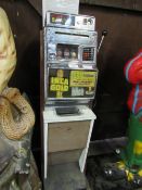 Fruit machine 'One Arm Bandit' manufactured by Ainsworth Consolidated Industries, of Australia,