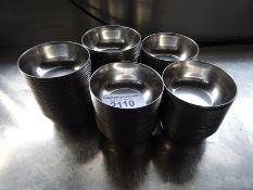 Large qty of stainless steel bowls