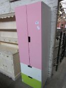 Child's wardrobe with drawers