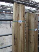 Bundle of feather edge fencing