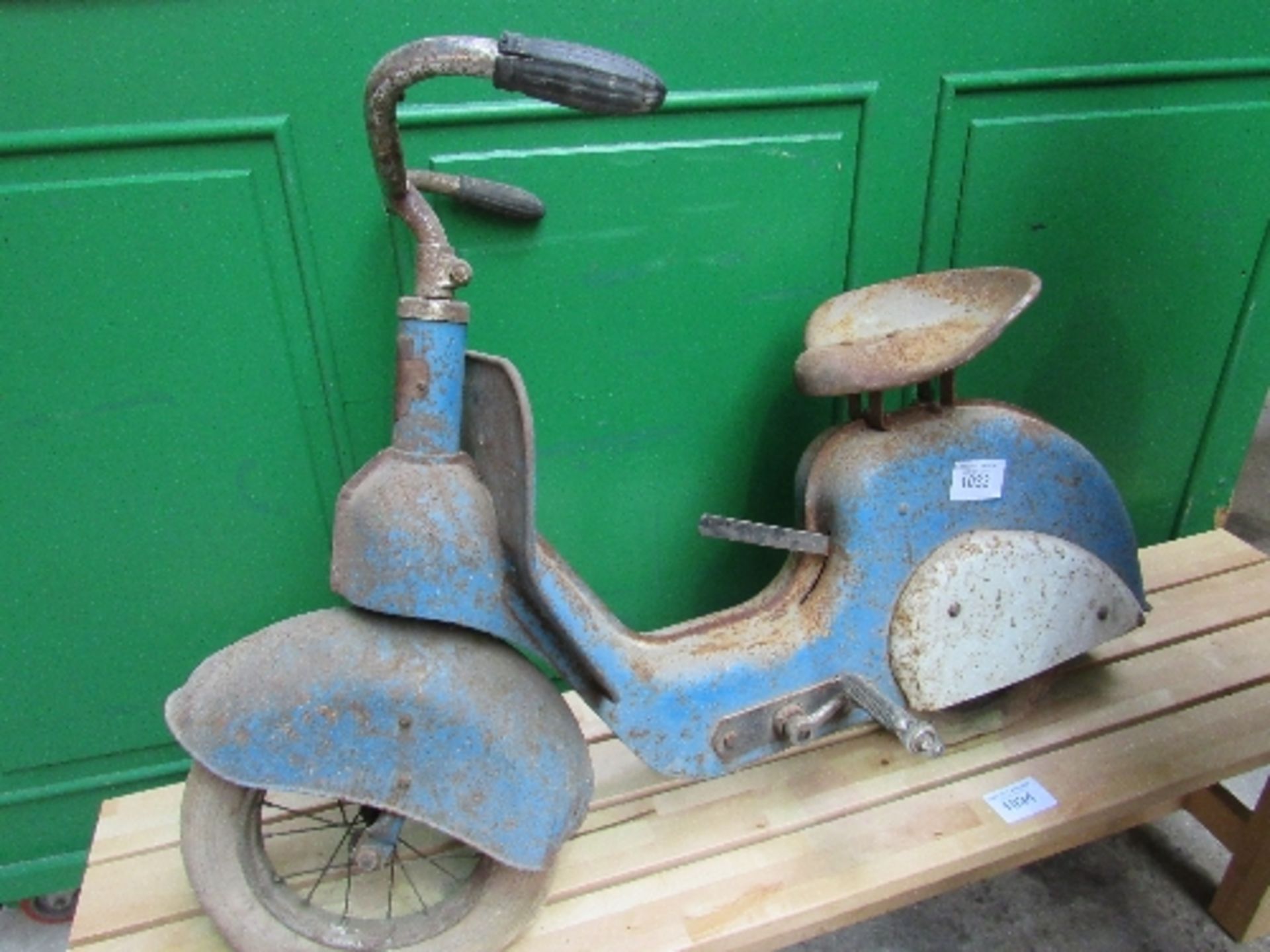 Triang child's Vespa-style bike