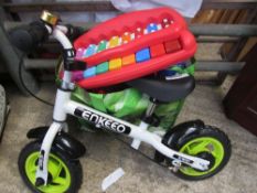 Brand new balance bike & selection of toys