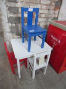 Child's table with 3 chairs