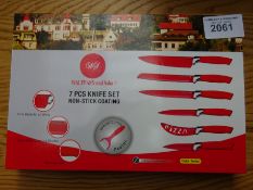 Waltmann 7 piece red knife set