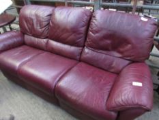 3 seat leather sofa