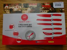 Waltmann 7 piece red knife set
