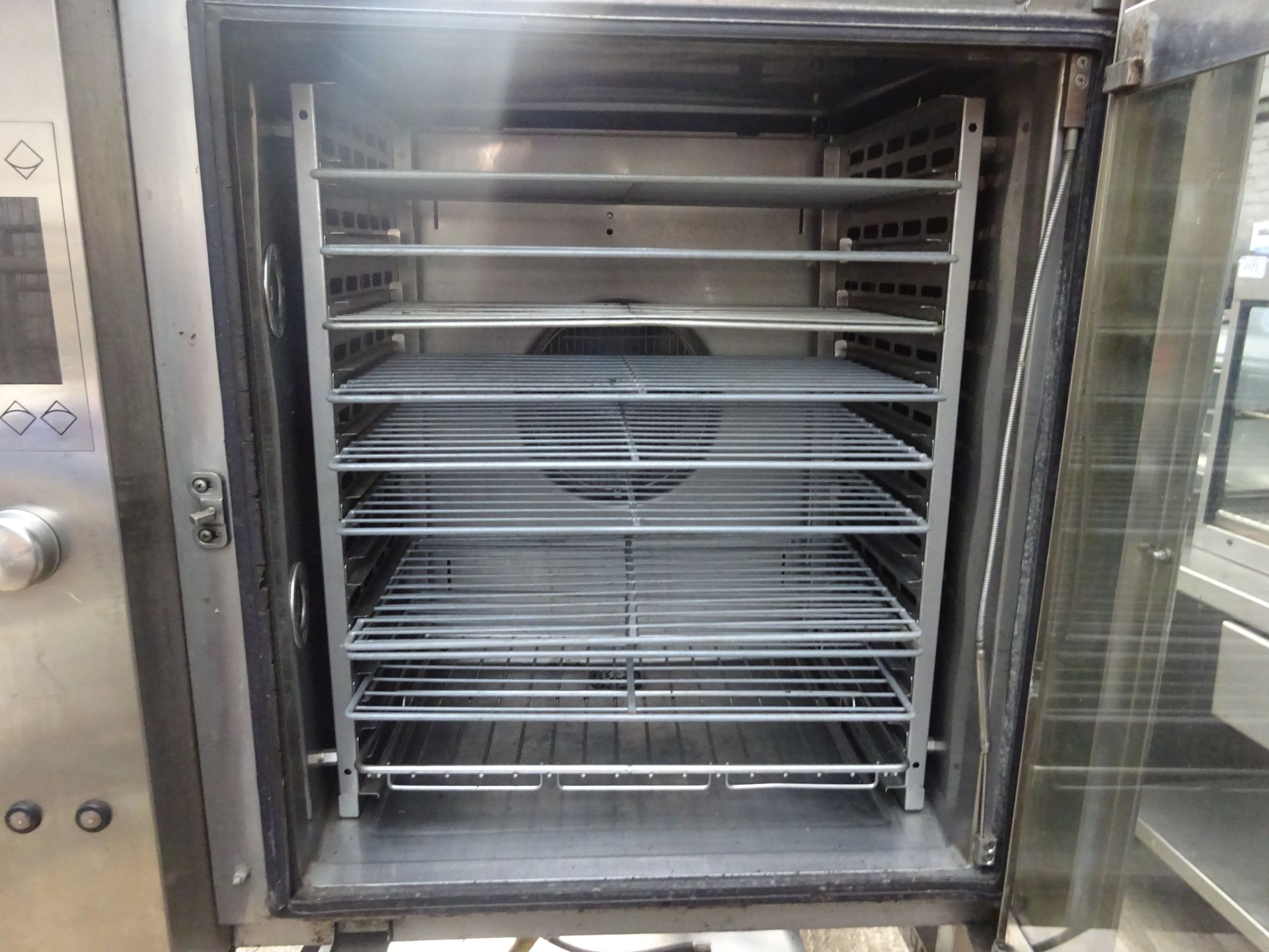 Zanussi ten grid gas combi oven on stand - Image 2 of 2