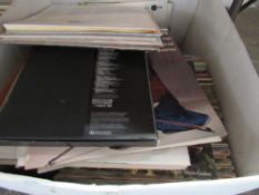 Large box of records