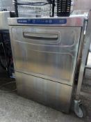 Blue Seal stainless steel under counter dishwasher