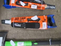 Pair of Wickes panel saws & jab saw