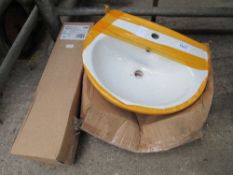 New pedestal & basin