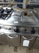 Barron double gas fryer