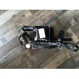 Easy Clean pony bridle with patent blinkers