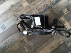 Easy Clean pony bridle with patent blinkers