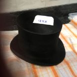 Good quality top hat, 6 7/8ins (view in security pen)