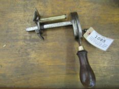 A saddler's 5ins, fully adjustable plough gauge (view in security pen)