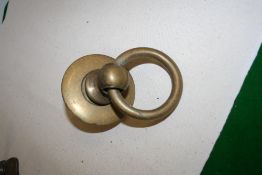 Brass stable tie/manger ring