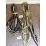 Two pairs of long reins