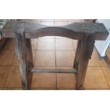 Vintage wooden saddle/harness stand