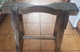 Vintage wooden saddle/harness stand