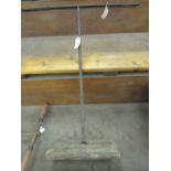 A good quality metal shaft stand for two-wheeled vehicles. Height 41ins