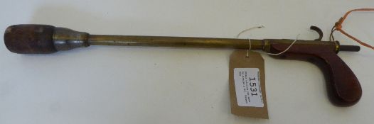 Brass balling gun made by Arnold & Son, Patent 699