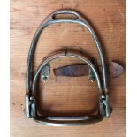 Antique side saddle stirrup