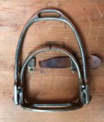 Antique side saddle stirrup