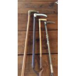 Quantity of old riding crops