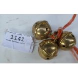 Three harness bells