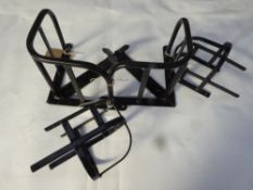 Four harness racks