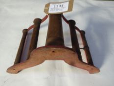 Wood and metal harness rack by Musgrave of Belfast and London