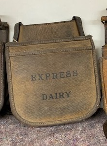 Express Dairy money bag