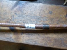 Plaited leather driving whip