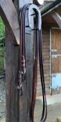 English leather pony driving reins