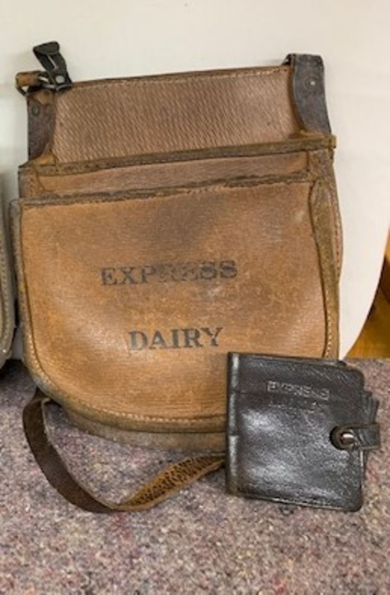 Express Dairy money bag