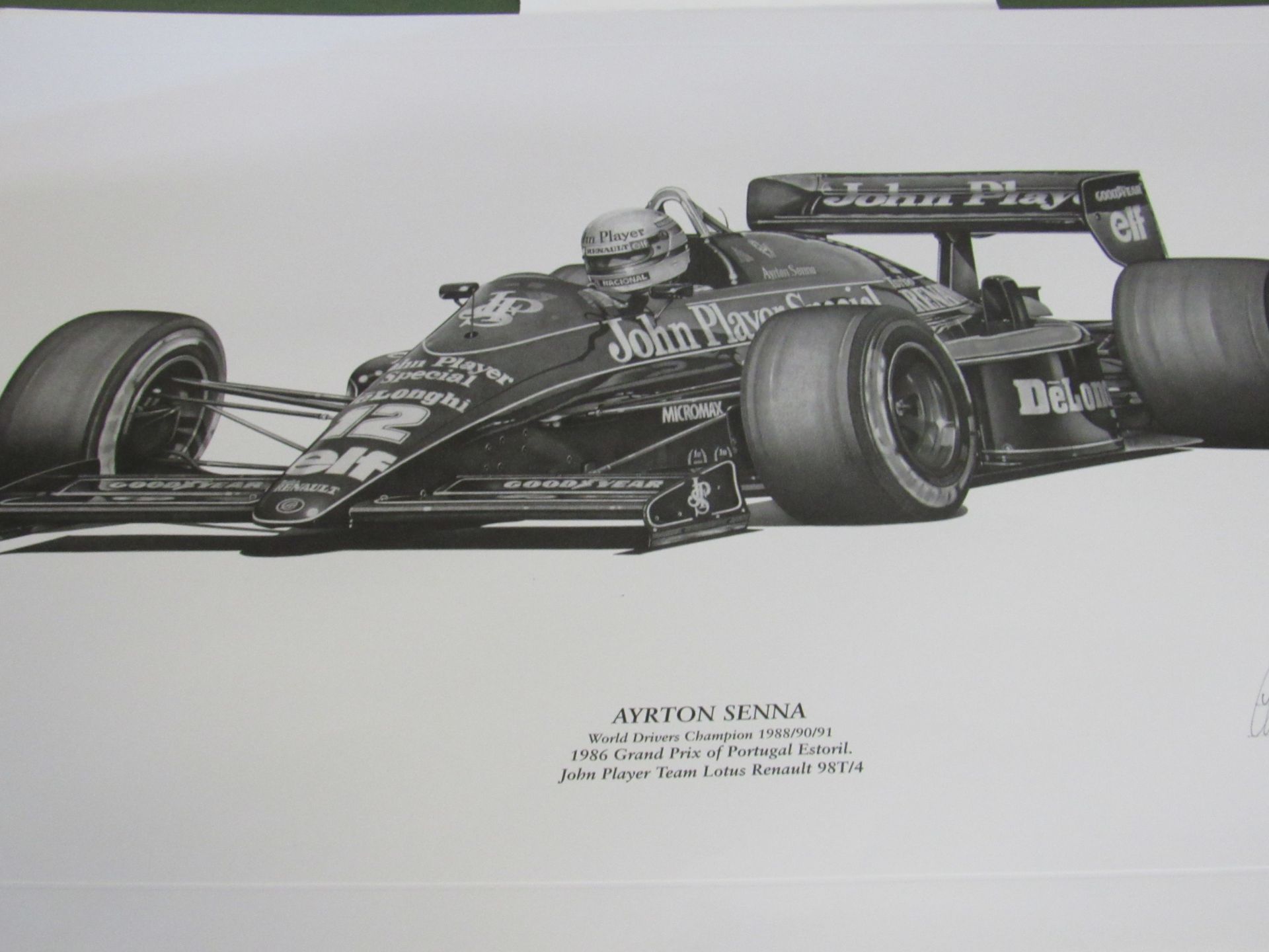 20 various Peter Ratcliffe ""Legends in Time"" limited edition posters of motor racing drivers in - Image 3 of 3