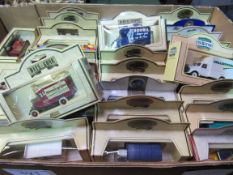 Box of 30 mainly ""Days Gone"" model vehicles, boxed. Estimate £30-60.