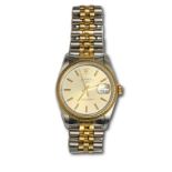 Rolex Oyster Perpetual Date, Superlative Chronometer gents wristwatch with metal strap. Case 474B,