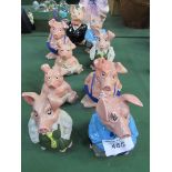 9 Natwest wade pigs. Estimate £20-40.