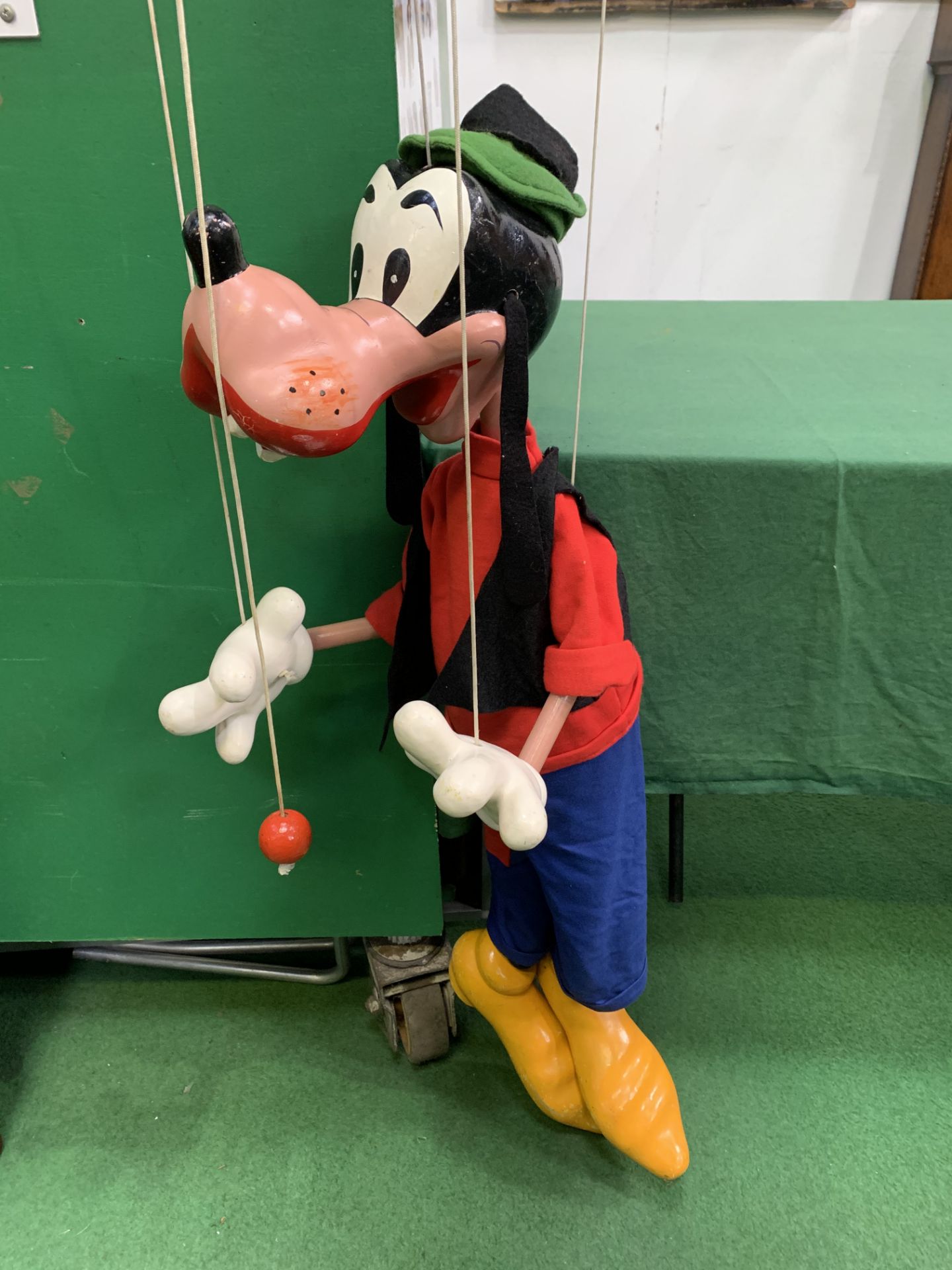 1950's Pelham Puppets large 'Goofy' ex shop display. Height of puppet approx 100cms. Estimate £100- - Image 2 of 4