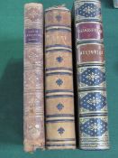 Leather Bindings: 3 Victorian leather-bound books. Shakespeare's Histories 1898. Scott's Poetical